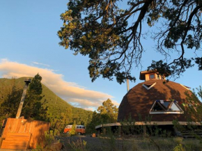 Domo Conguillio Conecta con tu energía sagrada junto al Salto Truful Truful con una vista majestuosa que podrás disfrutar en una tinaja Una experiencia que alineará tu espíritu y tu energía interior V